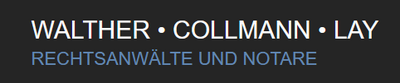 Logo Walther-Collmann-Lay Rechtsanwälte und Notare